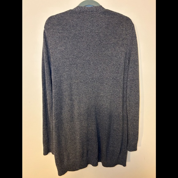 VGUC BANANA REPUBLIC BUTTON FRONT CARDIGAN, SIZE XL, BLUE MARLED COLOUR - Picture 2 of 9